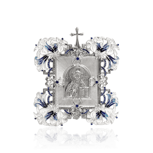 Серебряная икона Спас Нерукотворный 035976 детальное изображение ювелирного изделия Иконы серебро Серебряная икона Спас Нерукотворный 035976 детальное изображение ювелирного изделия Иконы серебро