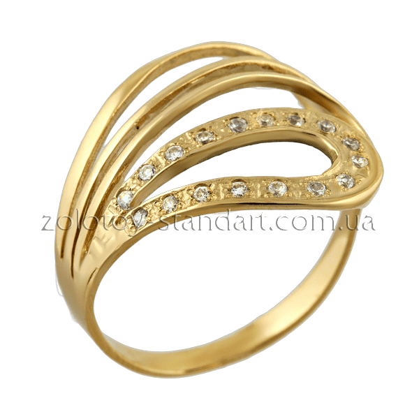 Золотое кольцо с цирконием 368717 детальное изображение ювелирного изделия Золотые кольца с фианитом Золотое кольцо с цирконием 368717 детальное изображение ювелирного изделия Золотые кольца с фианитом