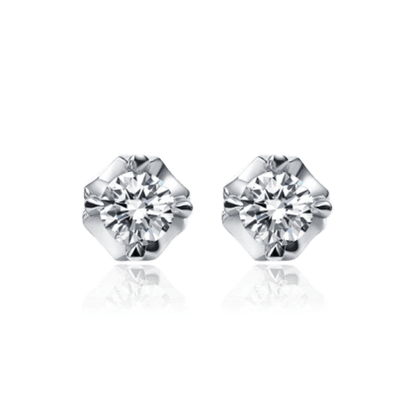 Золотые серьги гвоздики с одним бриллиантом 029709 детальное изображение ювелирного изделия Золотые серьги Золотые серьги гвоздики с одним бриллиантом 029709 детальное изображение ювелирного изделия Золотые серьги