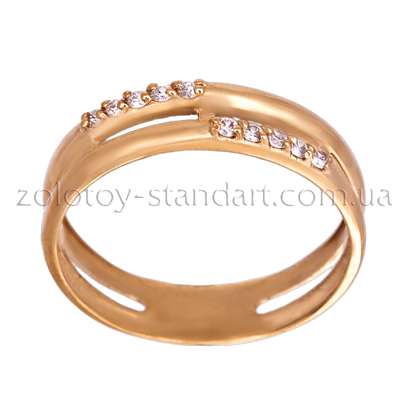 Золотое кольцо с бриллиантами 11813 детальное изображение ювелирного изделия Золотые кольца с бриллиантами Золотое кольцо с бриллиантами 11813 детальное изображение ювелирного изделия Золотые кольца с бриллиантами