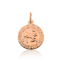 обзорное фото Ювелирная подвеска из золота Козерог 033953 Золотые подвески обзорное фото Ювелирная подвеска из золота Козерог 033953  Золотые подвески