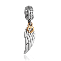 обзорное фото Серебряный подвес-шарм Крыло ангела 026421  Серебряные подвесы-шармы (бусины)
