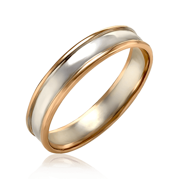 Обручальное кольцо Омбре комбинированный цвет золота 033336 детальное изображение ювелирного изделия Классические обручальные кольца из золота Обручальное кольцо Омбре комбинированный цвет золота 033336 детальное изображение ювелирного изделия Классические обручальные кольца из золота