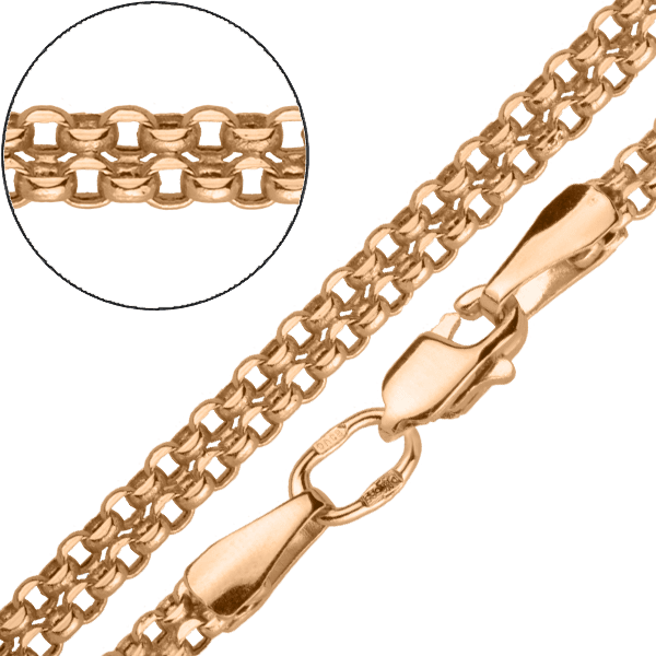 Золотий ланцюг Дочбісмарк 14622 детальне зображення ювелірного виробу