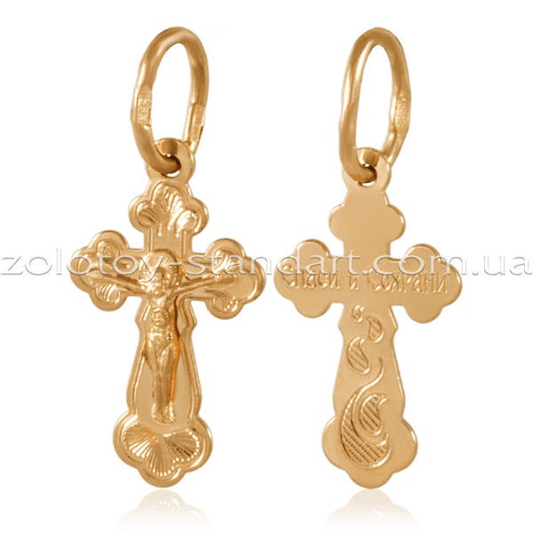 Золотой крестик 3438.00 фото Золотой крестик 3438.00 фото