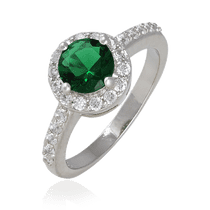 обзорное фото Серебряное кольцо с фианитами 024845 Серебряные кольца с фианитом обзорное фото Серебряное кольцо с фианитами 024845  Серебряные кольца с фианитом