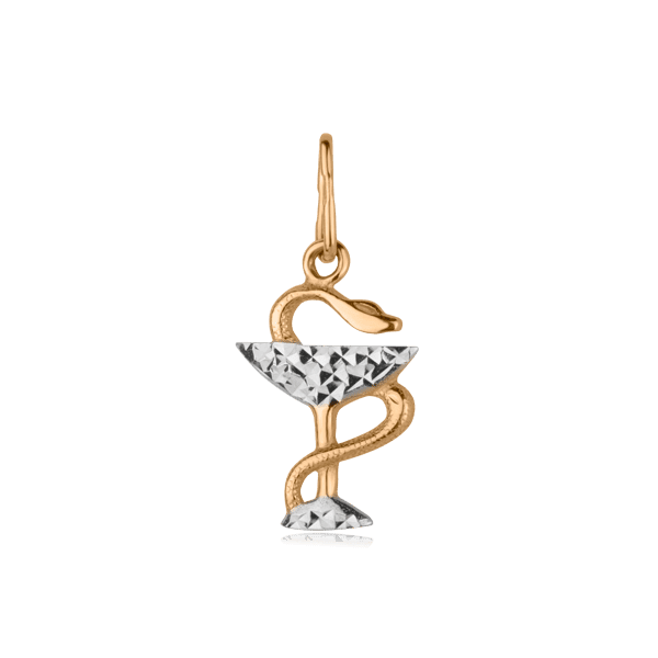 Золотой кулон Медицинский знак 62047 детальное изображение ювелирного изделия Золотые подвески без камней Золотой кулон Медицинский знак 62047 детальное изображение ювелирного изделия Золотые подвески без камней