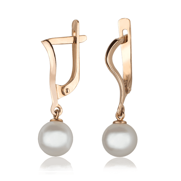 Золотые серьги с жемчугом 025648 детальное изображение ювелирного изделия Золотые серьги с жемчугом Золотые серьги с жемчугом 025648 детальное изображение ювелирного изделия Золотые серьги с жемчугом