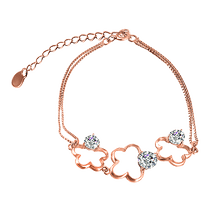 обзорное фото Серебряный браслет с фианитами 025492 Серебряные женские браслеты обзорное фото Серебряный браслет с фианитами 025492  Серебряные женские браслеты