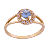 обзорное фото Золотое кольцо с топазом 376213 Золотые кольца с топазом обзорное фото Золотое кольцо с топазом 376213  Золотые кольца с топазом