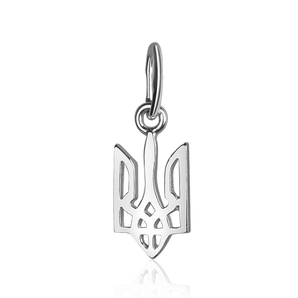 Серебряный подвес Герб Украины 037204 детальное изображение ювелирного изделия Серебряная Украинская символика Серебряный подвес Герб Украины 037204 детальное изображение ювелирного изделия Серебряная Украинская символика