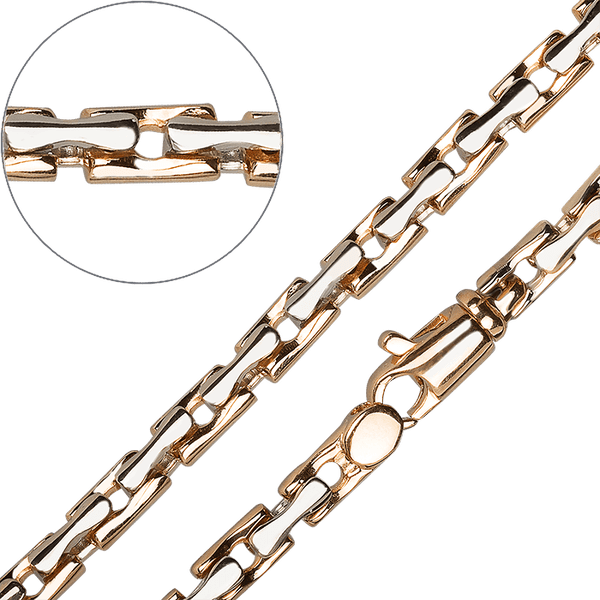 Цепочка из красного и белого золота 585 Элитная 032136 детальное изображение ювелирного изделия Полновесные золотые цепочки Цепочка из красного и белого золота 585 Элитная 032136 детальное изображение ювелирного изделия Полновесные золотые цепочки