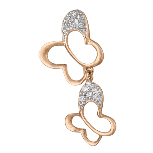 Подвес с позолотой Бабочки П3Ф/015 детальное изображение ювелирного изделия Подвески с позолотой Подвес с позолотой Бабочки П3Ф/015 детальное изображение ювелирного изделия Подвески с позолотой