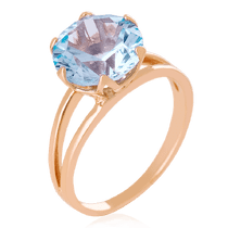 обзорное фото Золотое кольцо с топазом 023859 Золотые кольца с топазом обзорное фото Золотое кольцо с топазом 023859  Золотые кольца с топазом