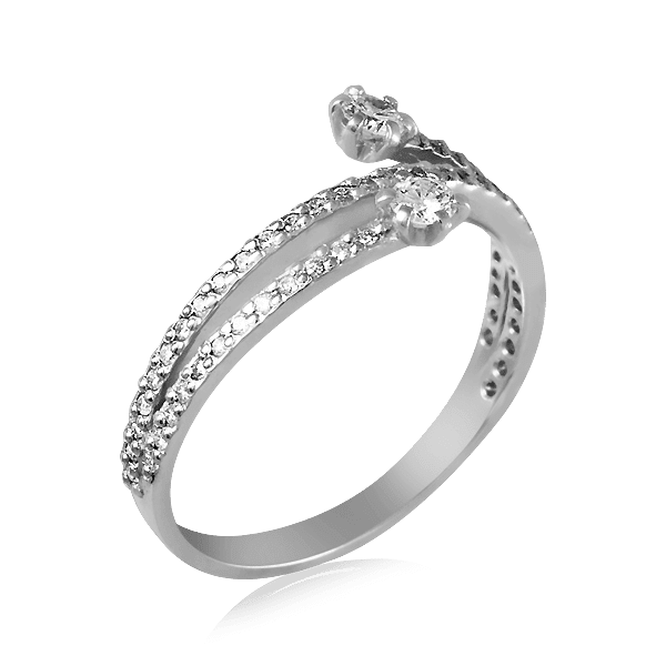 Кольцо золотое с бриллиантами Кольцо золотое с бриллиантами