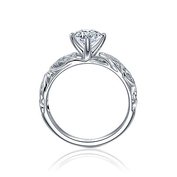 кольцо с бриллиантами в белом золоте кольцо с бриллиантами в белом золоте