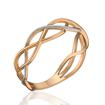 Плетенное кольцо из золота 585 пробы 032564 детальное изображение ювелирного изделия Золотые кольца без вставок Плетенное кольцо из золота 585 пробы 032564 детальное изображение ювелирного изделия Золотые кольца без вставок