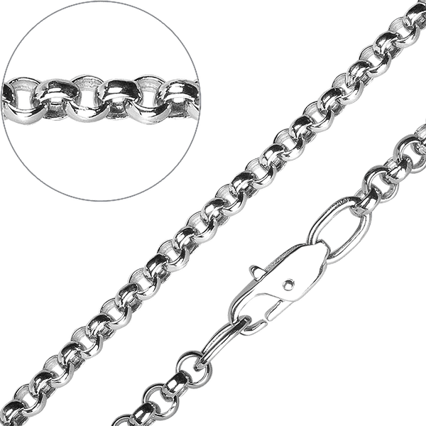 Цепочка из белого золота Ролло (Шопард) 031974 детальное изображение ювелирного изделия Полновесные золотые цепочки