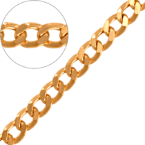 обзорное фото Золотая цепочка Гурмет 13607  Гурмет плетение золотых цепочек