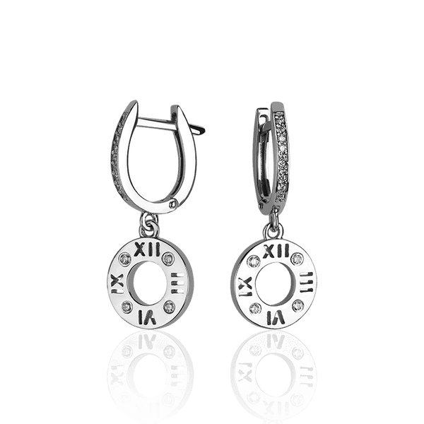 Золотые серьги в белом золоте с бриллиантами 031220 детальное изображение ювелирного изделия Золотые серьги с бриллиантами Золотые серьги в белом золоте с бриллиантами 031220 детальное изображение ювелирного изделия Золотые серьги с бриллиантами