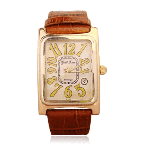 Мужские часы с золотым корпусом и ремешком из натуральной кожи 036289 детальное изображение ювелирного изделия Мужские золотые часы Мужские часы с золотым корпусом и ремешком из натуральной кожи 036289 детальное изображение ювелирного изделия Мужские золотые часы