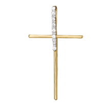 обзорное фото Серебряный крестик П3Ф/301  Серебряные подвески крестики