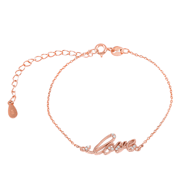 Серебряный браслет Love с фианитами 026197 детальное изображение ювелирного изделия Серебряные женские браслеты Серебряный браслет Love с фианитами 026197 детальное изображение ювелирного изделия Серебряные женские браслеты