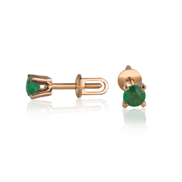 Золотые серьги с изумрудом 025369 детальное изображение ювелирного изделия Золотые серьги с изумрудами Золотые серьги с изумрудом 025369 детальное изображение ювелирного изделия Золотые серьги с изумрудами
