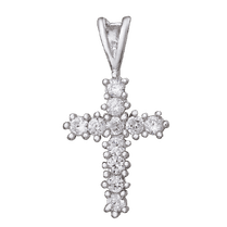 обзорное фото Серебряный крестик П2Ф/304 Серебряные подвески крестики обзорное фото Серебряный крестик П2Ф/304  Серебряные подвески крестики
