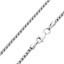 обзорное фото Золотая цепочка венецианское плетение 033106 Золотые цепочки обзорное фото Золотая цепочка венецианское плетение 033106  Золотые цепочки