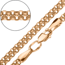 обзорное фото Золотая цепочка Дочбисмарк 14622  Дочбисмарк плетение золотых цепочек