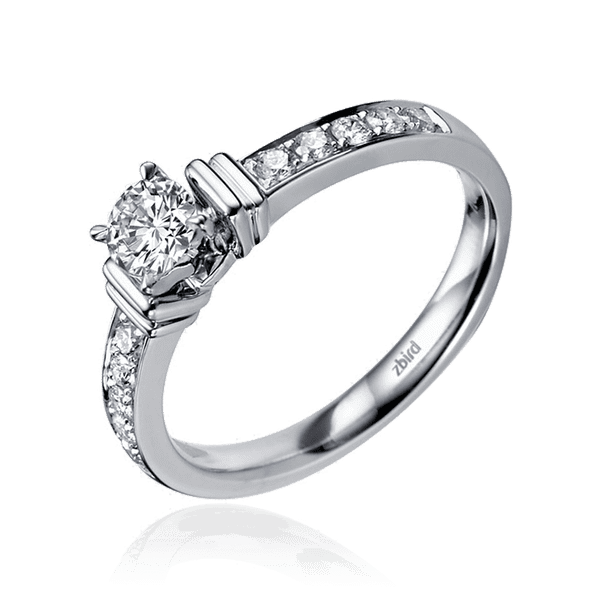 Золотое кольцо для помолвки с бриллиантами 030989 детальное изображение ювелирного изделия Золотые кольца Золотое кольцо для помолвки с бриллиантами 030989 детальное изображение ювелирного изделия Золотые кольца