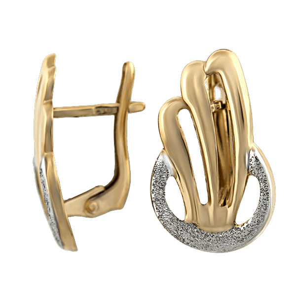 Золотые серьги 470395 детальное изображение ювелирного изделия Золотые серьги с английским замком Золотые серьги 470395 детальное изображение ювелирного изделия Золотые серьги с английским замком