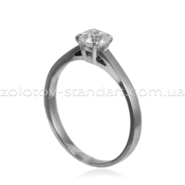 Кольцо из белого золота с бриллиантом купить Кольцо из белого золота с бриллиантом купить