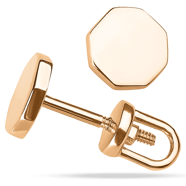 Золотые серьги- пусеты гладкие монеты 038862 детальное изображение ювелирного изделия Золотые серьги без вставок Золотые серьги- пусеты гладкие монеты 038862 детальное изображение ювелирного изделия Золотые серьги без вставок