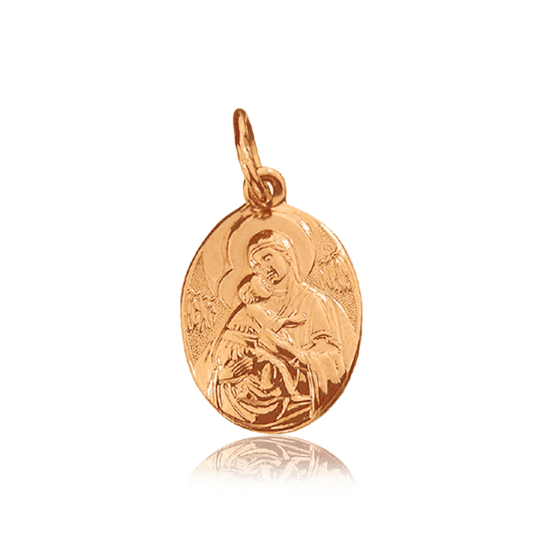 Золотая ладанка 100042 детальное изображение ювелирного изделия Золотые подвески иконки