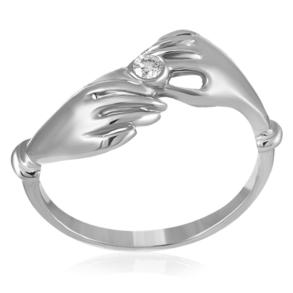 Каблучка з діамантом 129424 детальне зображення ювелірного виробу Каблучка з діамантом 129424 детальне зображення ювелірного виробу