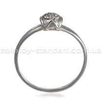 обзорное фото Серебряное кольцо с цирконием 320961С Серебряные кольца с фианитом обзорное фото Серебряное кольцо с цирконием 320961С  Серебряные кольца с фианитом