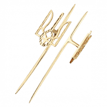 обзорное фото Золотой значок Герб Украины 1,6,0140 Золотые значки обзорное фото Золотой значок Герб Украины 1,6,0140  Золотые значки