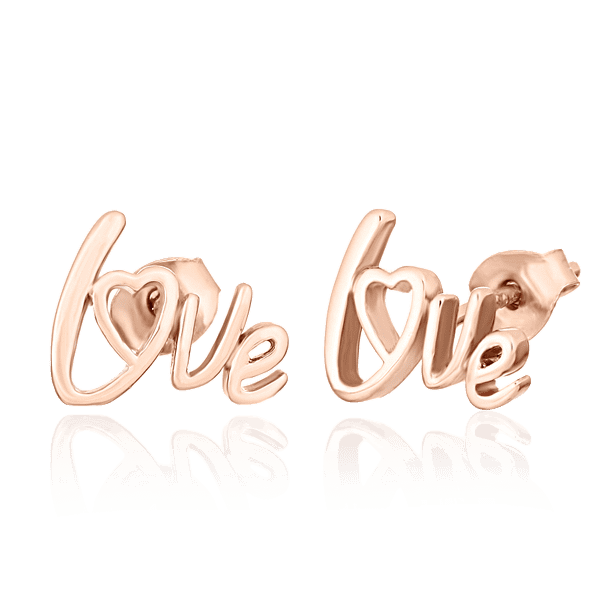 Серебряные серьги-пуссеты Love Love  026240 детальное изображение ювелирного изделия Серьги с позолотой Серебряные серьги-пуссеты Love Love  026240 детальное изображение ювелирного изделия Серьги с позолотой