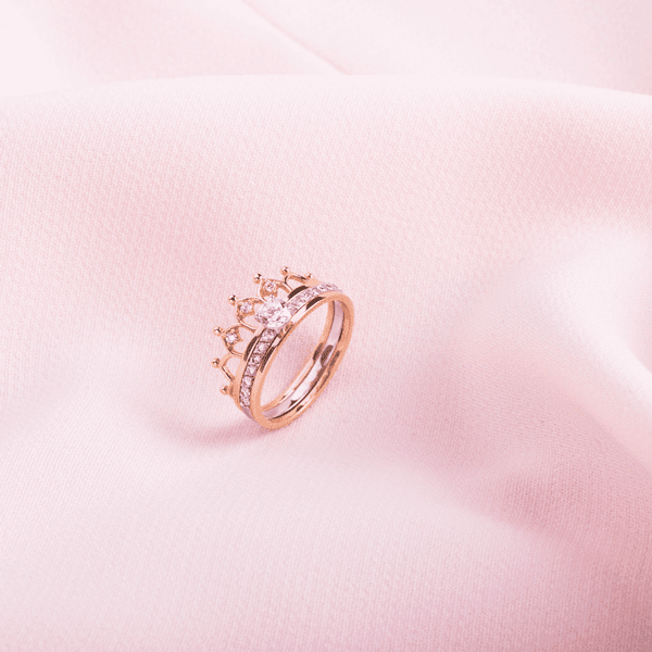 Золотое кольцо-трансформер Корона с фианитами 026075 Золотое кольцо-трансформер Корона с фианитами 026075