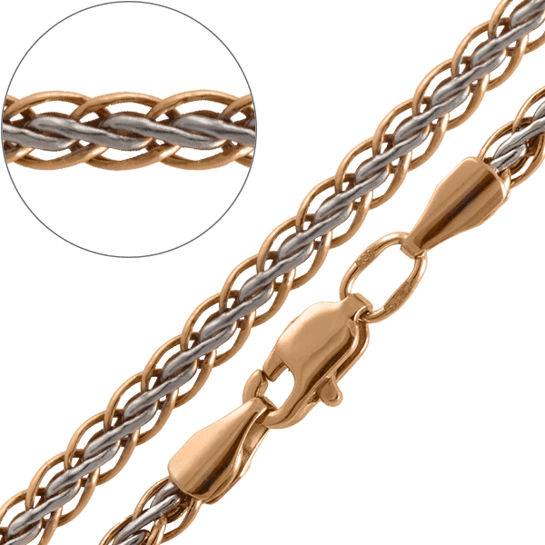 Золотая цепочка Спига 34572 детальное изображение ювелирного изделия Спига плетение золотых цепочек Золотая цепочка Спига 34572 детальное изображение ювелирного изделия Спига плетение золотых цепочек