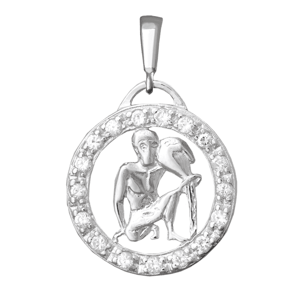 Серебряный подвес Водолей П2Ф/053 детальное изображение ювелирного изделия Серебряные подвески знаки зодиака Серебряный подвес Водолей П2Ф/053 детальное изображение ювелирного изделия Серебряные подвески знаки зодиака