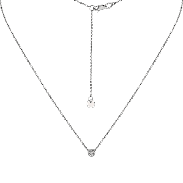 Колье на шею из белого золота с бриллиантом 040433 детальное изображение ювелирного изделия Золотые кулоны с бриллиантами Колье на шею из белого золота с бриллиантом 040433 детальное изображение ювелирного изделия Золотые кулоны с бриллиантами