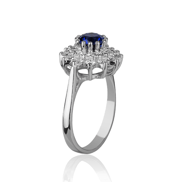 Золотое кольцо с сапфиром Золотое кольцо с сапфиром