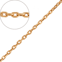 обзорное фото Золотая цепочка Якорная 9600411-3  Якорная цепочка золотая