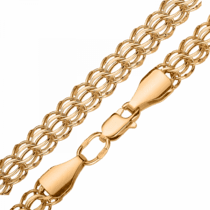 обзорное фото Золотая цепочка Венеция 14614  Золотые цепочки плетение Венеция