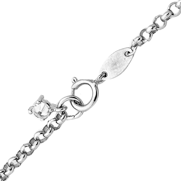 браслет на ногу белое золото Морской браслет на ногу белое золото Морской