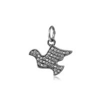 обзорное фото Серебряный подвес-шарм 026281  Серебряные подвесы-шармы (бусины)