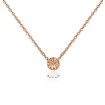 обзорное фото Колье на шею с бриллиантом 035153 Золотое колье с бриллиантами обзорное фото Колье на шею с бриллиантом 035153  Золотое колье с бриллиантами